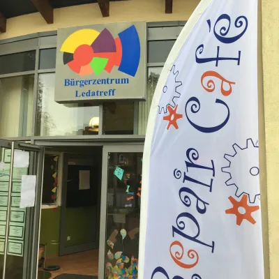 Haupteingang Ledatreff