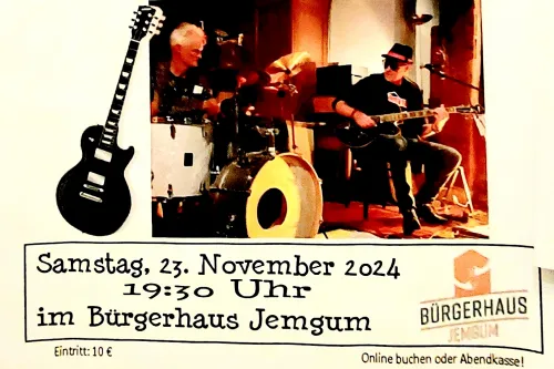 Hauptbild der Veranstaltung Blueskonzert E&amp;B Haircut 