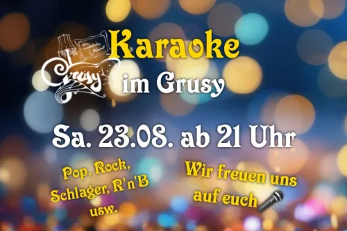 Hauptbild der Veranstaltung Karaoke im Grusy