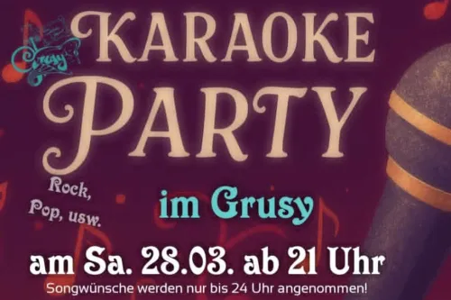 Hauptbild der Veranstaltung Karaoke im Grusy