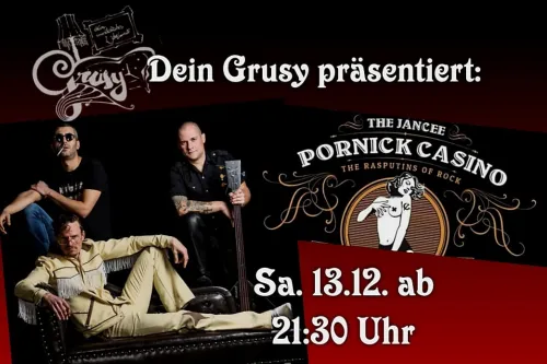 Hauptbild der Veranstaltung Konzert: Jancee Pornick Casino im Grusy 
