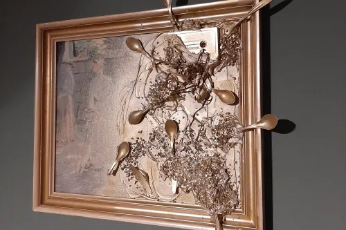 Hauptbild der Veranstaltung Kunstworkshop RecyclingArt/Abstrakte Malerei 