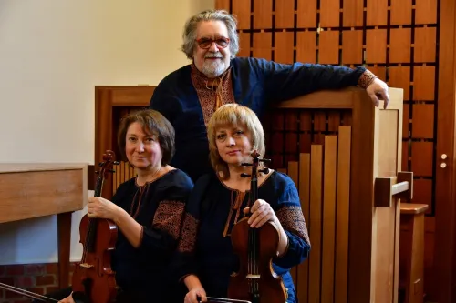 Hauptbild der Veranstaltung Konzert mit Prof. Benninghoff und dem Kiever Orgeltrio