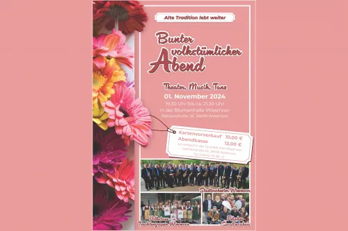Hauptbild der Veranstaltung Bunter volkstümlicher Abend