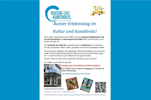 Hauptbild der Veranstaltung Bunter Erlebnistag