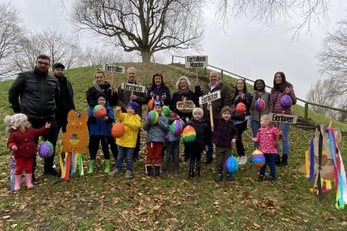 Hauptbild der Veranstaltung Eiertrüllen am Plytenberg