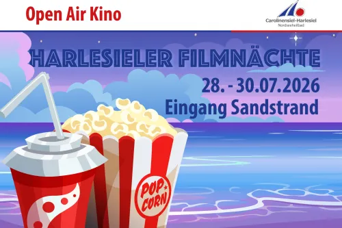 Hauptbild der Veranstaltung Harlesieler Filmnächte - Open Air Kino
