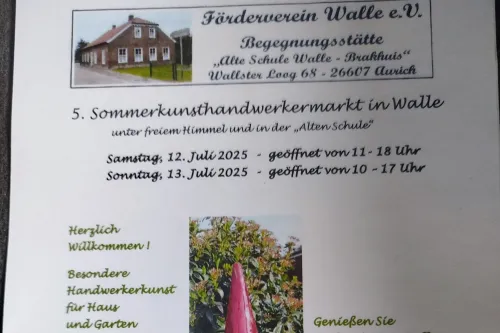 Hauptbild der Veranstaltung 5. Sommerkunsthandwerkermarkt