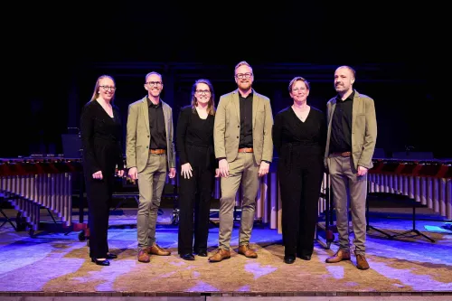 Hauptbild der Veranstaltung Brückenkonzert Slagwerk-Ensemble Appingedam
