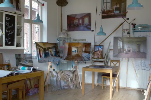 Ditzumer Kunsttage - Blick in eine Ausstellung