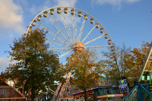 Das Bild zeigt das Riesenrad vom Gallimarkt