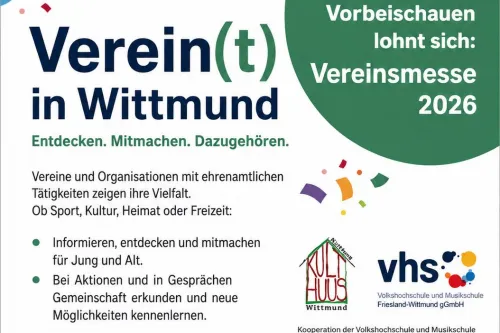 Hauptbild der Veranstaltung Verein(t) in Wittmund - Vereinsmesse 2026