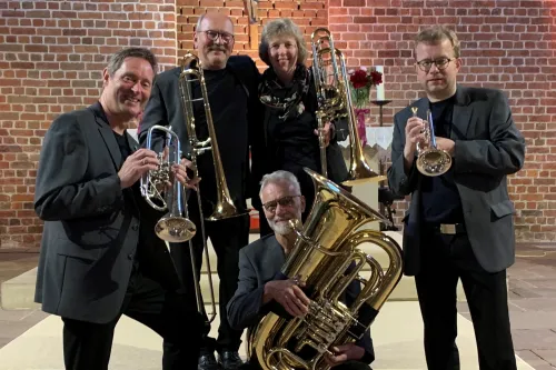 Hauptbild der Veranstaltung Benefiz-Konzert mit Blechbläserensemble Ludimus Domino