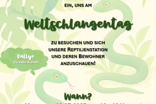 Hauptbild der Veranstaltung Weltschlangentag