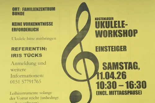 Hauptbild der Veranstaltung Lust auf Ukulele? Ein Einsteiger-Workshop