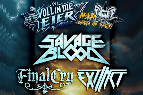 Hauptbild der Veranstaltung DAS Metal-Event zu Ostern: "Voll in die Eier IV" und "Mosh im Mai Warm Up-Party Tour" mit Extinct, Savage Blood und Final Cry