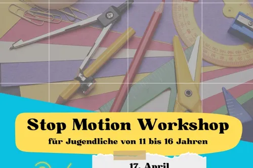 Hauptbild der Veranstaltung FÜR EUCH: STOP MOTION WORKSHOP (TRICKFILM)