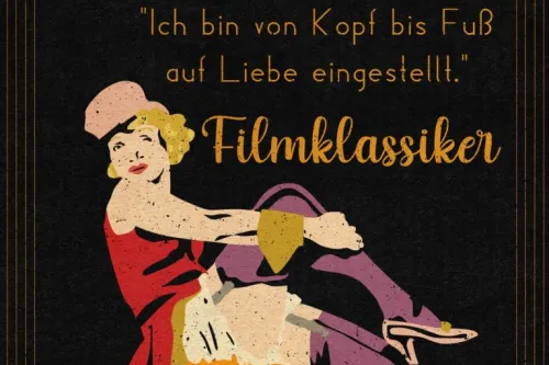 Motiv angelehnt an ein bekanntes Motiv aus dem gezeigten Film