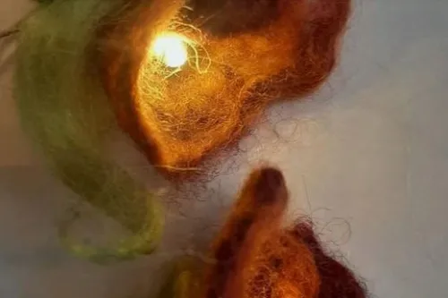 gefilztes Blütenlämpchen