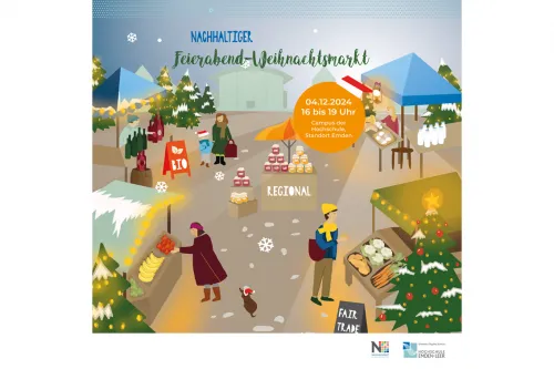 Plakat Nachhaltiger Feierabend-Weihnachtsmarkt