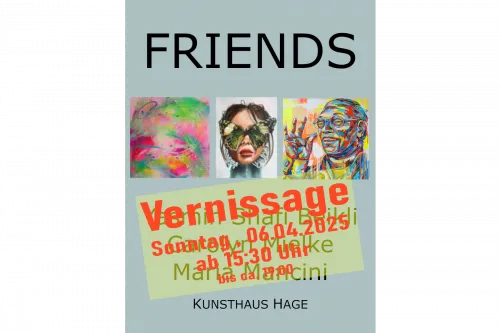 Vernissage im Kunsthaus Hage, Sonntag 06.04.2025, 15:30-19:00