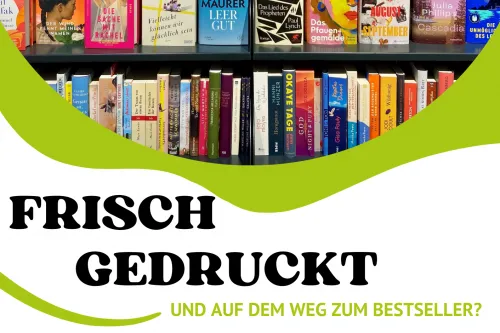 Frisch gedruckt Plakat