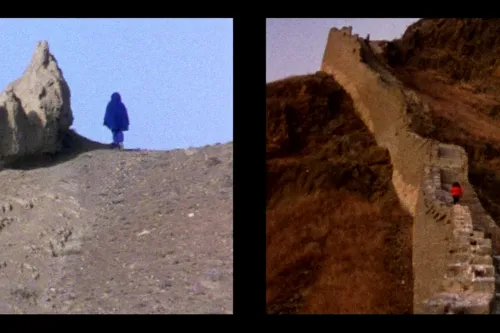 Marina Abramović & Ulay, The Lovers, The Great Wall Walk, 1988/2010, Two-channel video, 16:45 min