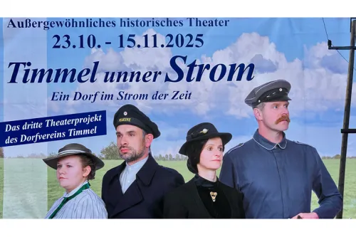 Banner "Timmel unner Strom"