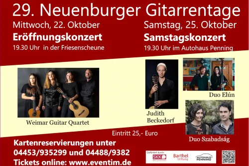 Konzerte der Neuenburger Gitarrentage