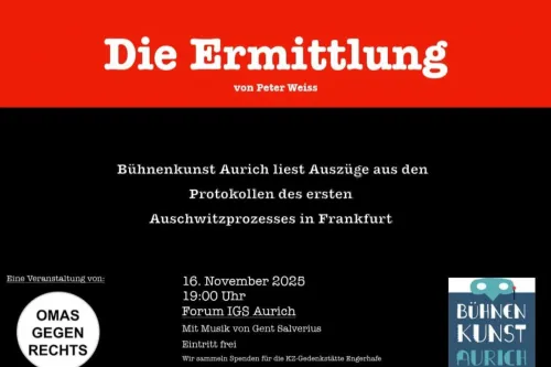 Plakat "Die Ermittlung"