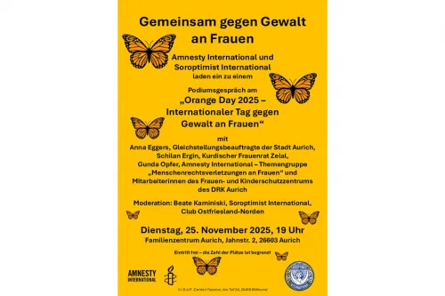 Podiumsgespräch um "Orange Day 2025"