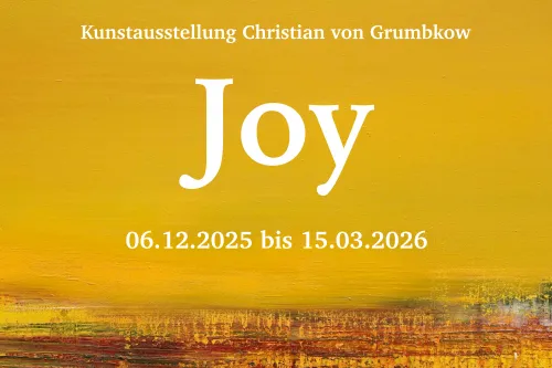 Plakat Kunstausstellung Joy