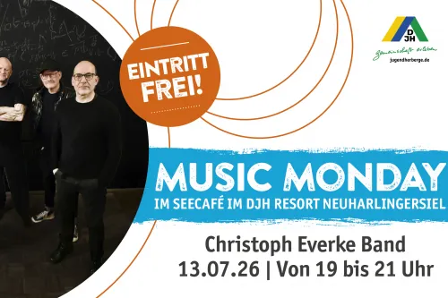 Flyer Music Monday 13.07.2026 - Christoph Everke & Band