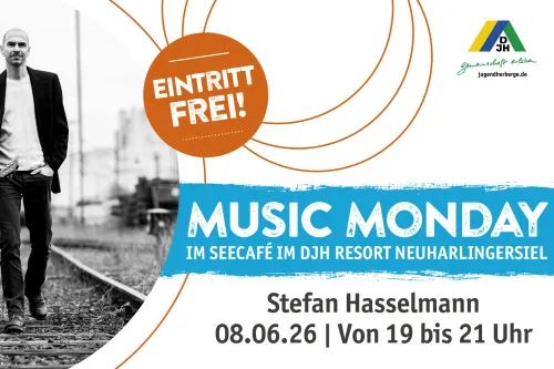 Flyer Music Monday 08.06.2026 - Stefan Hasselmann