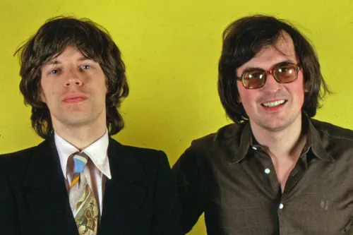 Mick Jagger und Wolfgang "Bubi" Heilemann