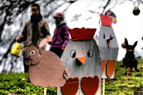 Osterhasen, Ostereier, Familientradition