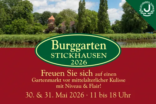 Burggarten 2026 am 30. & 31. Mai von 11-18 Uhr