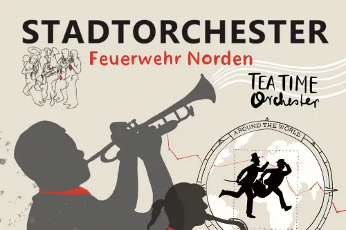 Plakat zum Konzert des TeaTime-Orchesters