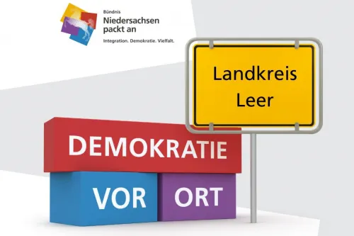 Plakat Demokratie vor Ort