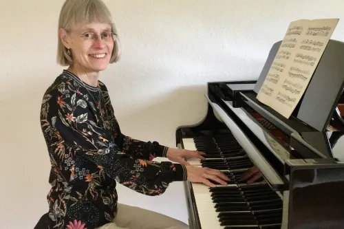 Annette Liss am Piano