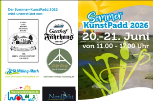 Flyer SommerKunstPadd Mitling-Mark 2026