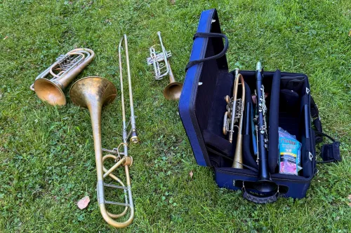 Stillleben mit Instrumenten