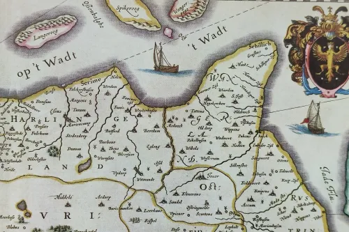 Alte Karte des Harlingerlandes