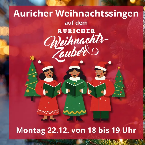 Hauptbild der Veranstaltung Auricher Weihnachtssingen