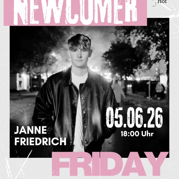 Hauptbild der Veranstaltung Newcomer Friday mit Janne Friedrich 