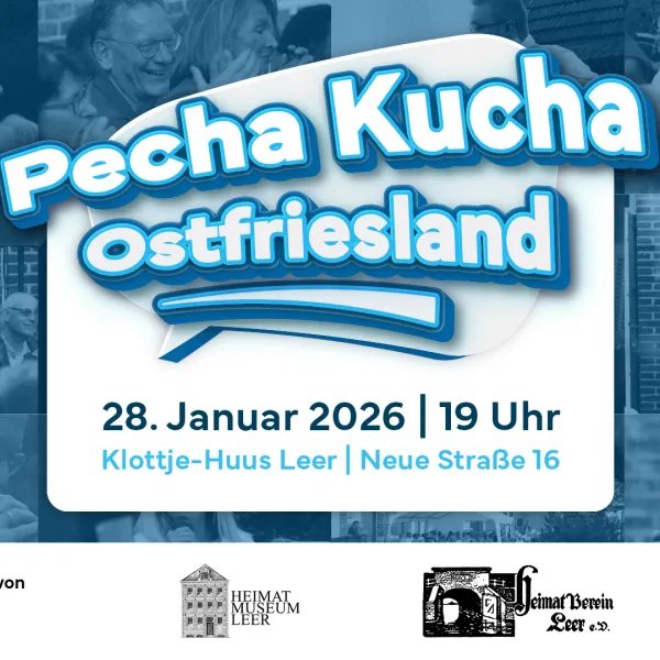 Hauptbild der Veranstaltung Zweite Pecha Kucha-Nacht in Ostfriesland: Bühne frei für Hobbys
