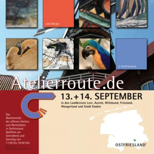 Plakat Atelierroute Ostfriesland