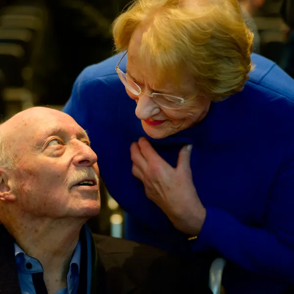 Schenker und Beschenkte: Bodo Olthoff und Eske Nannen