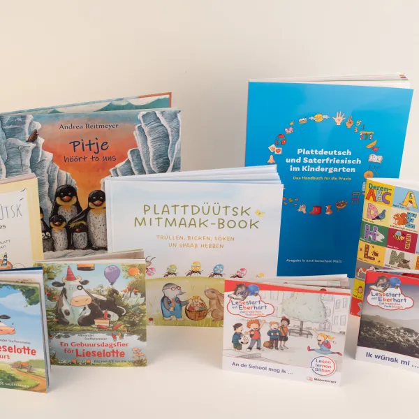 Um diese neun Bücher und Büchlein hat das Plattdüütskbüro die Bücherkisten erweitert.