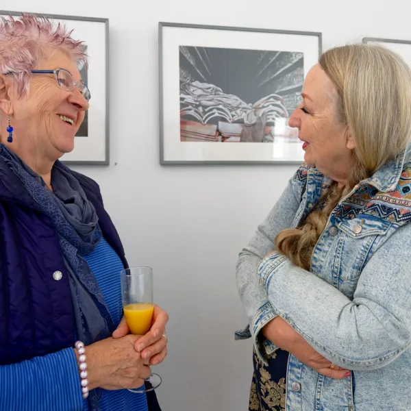 Die Ausstellung als Treffpunkt und Gesprächsanlass